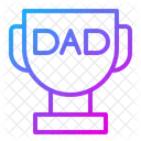 Dad Trophy Dad Award Best Dad Icon