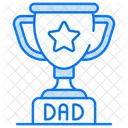 Dad Trophy Fathers Day Best Dad Icon