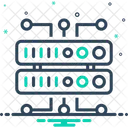 Dados Infraestrutura Digital Icon