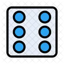 Dice Ludo Juego Icono