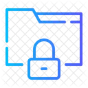 Dados Confidenciais Arquivos E Pastas Protecao De Dados Ícone