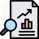 Dados De Analise Relatorio De Analise Grafico De Analise Ícone