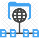 Rede Dados Analise Ícone