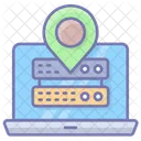 Dados De Localizacao Computacao Virtual Icon