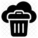 Dados De Residuos Na Nuvem Lixo Na Nuvem Lixeira Na Nuvem Icon