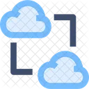 Transferencia De Dados M Cloud Icon