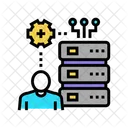 Administrador Sistema Cor Icon