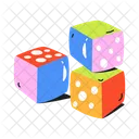 Dados Lancamento De Dados Jogo De Dados Ícone