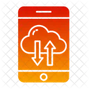 Dados Moveis Transferencia De Dados Armazenamento De Dados Ícone