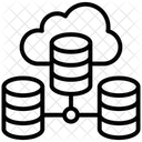 Computacao Em Nuvem Dados Em Nuvem Hospedagem Em Nuvem Ícone