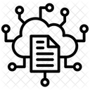 Computacao Em Nuvem Dados Em Nuvem Download Na Nuvem Ícone