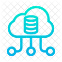 Nuvem Banco De Dados Armazenamento On Line Ícone