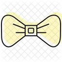 Dads Bowtie Color Shadow Thinline Icon Icon