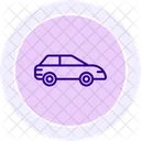 Dads Car Line Icon Icon