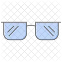 Dads Glasses Lineal Color Icon Icon