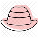 Dads Hat Color Shadow Thinline Icon Icon