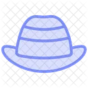 Dads Hat Duotone Line Icon Icon