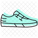 Dads Shoes Color Shadow Thinline Icon Symbol