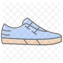 Dads Shoes Lineal Color Icon Icon