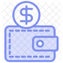 Dads Wallet Duotone Line Icon Icon