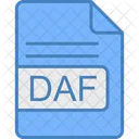 Daf、ファイル、フォーマット アイコン