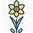 Daffodil Flower Narcissus Icon