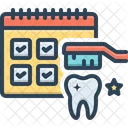 Daily Teeth Tooth Brush Icon