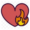 Daily Calorie Needs Heart Burn Calories Icon