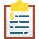 Daily Report Financial Icon