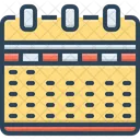 Daily Quotidian Day To Day Icon