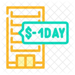 Daily Rent  Icon