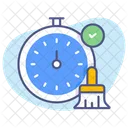 Daily Routine Cleaning Clean Icon