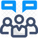 Daily Scrum Meeting Team Meeting Team Chat Icon