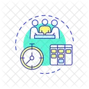 Daily Daily Stand Up Meeting Icon