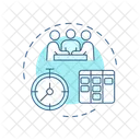 Daily Daily Stand Up Meeting Icon