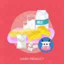 Dairy Product Agriculture Icon