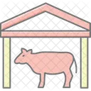 Dairy Cattle Shed Milking Parlor Icon