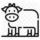 Animal Dairy Farming Cow Symbol