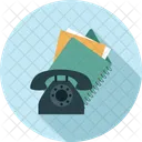 Telephone Dairy Files Icon