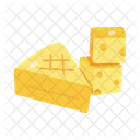Cheddar Cheese Cheese Cheese Slices Icon