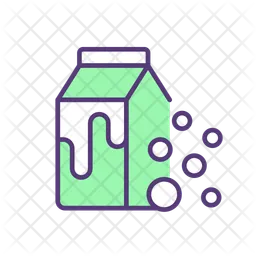 Dairy products fermentation green  Icon