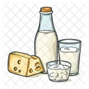 Dairy Products Milk Food Icon