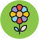 Daisy Flower Single Icon