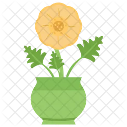 Daisy In Pot  Icon