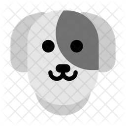 Dalmatian Head  Icon