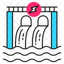 Landscape Water Dam Icon