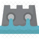 Dam Water Dam Hydroelectric Dam Icon