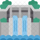 Dam Hydro Power Icon