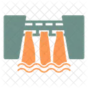 Dam Civil Engineering Construction Icon