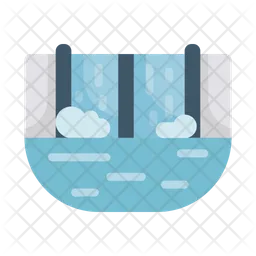 Dam Water  Icon